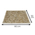 Glaze Beige Bathmat (Pack of 2)